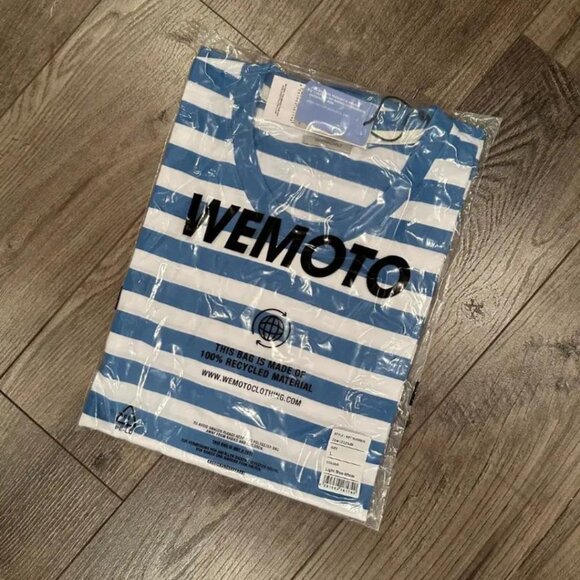 BNWT Wemoto - Clover - Women's Striped Oversized Dropped Shoulder T-Shirt - Picture 5 of 5